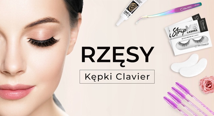 Klej do Rzęs Clavier Bond CZARNY 7g