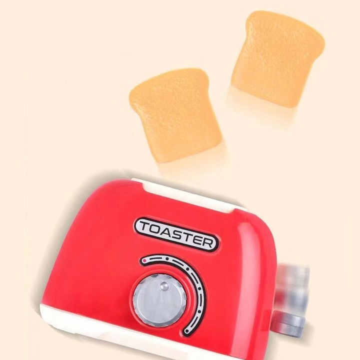 Zestaw do kuchni dla dzieci AGD naczynia mikser toster gotowanie akcesoria