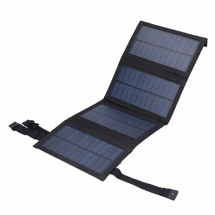 ŁADOWARKA SOLARNA DO TELEFONU 20W SKŁADANY PANEL SŁONECZNY USB IP65