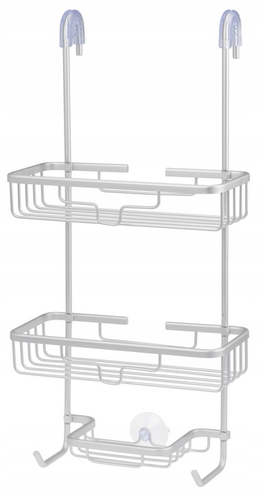 Półka wisząca pod prysznic do łazienki nierdzewna