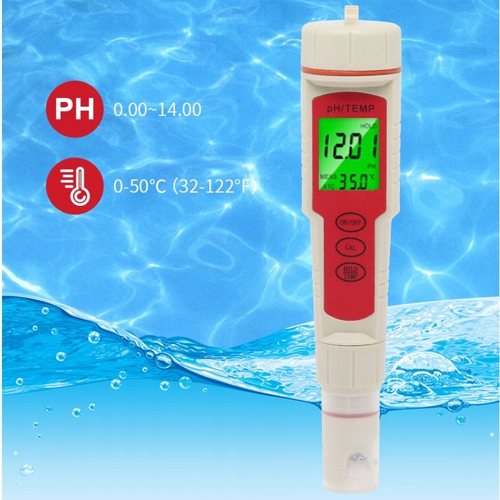 PROFESJONALNY MIERNIK TESTER PH TDS EC TEMP 4 W 1