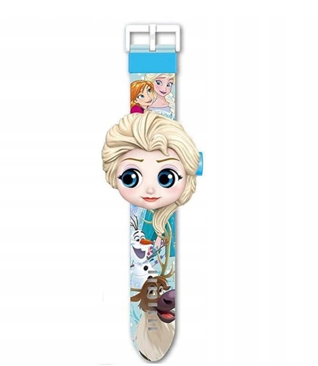 Zegarek 3D z projektorem Frozen Elsa