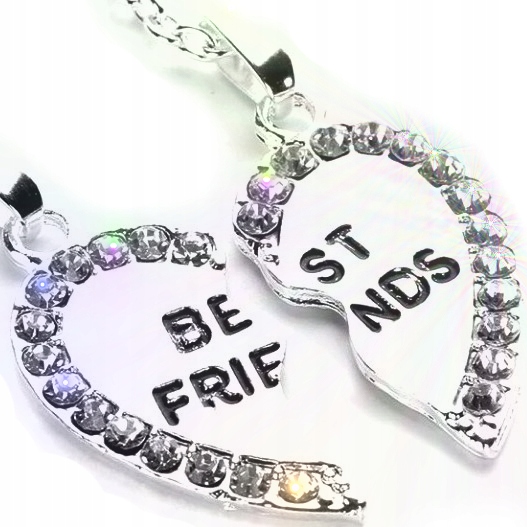 NASZYJNIK 2 NAJLEPSZYCH PRZYJACIÓŁEK BFF 24H