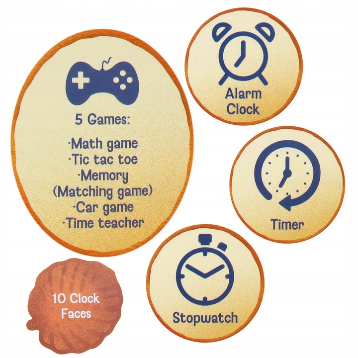 Stitch Wielofunkcyjny zegarek edukacyjny z grami, alarm, stoper dla dzieci