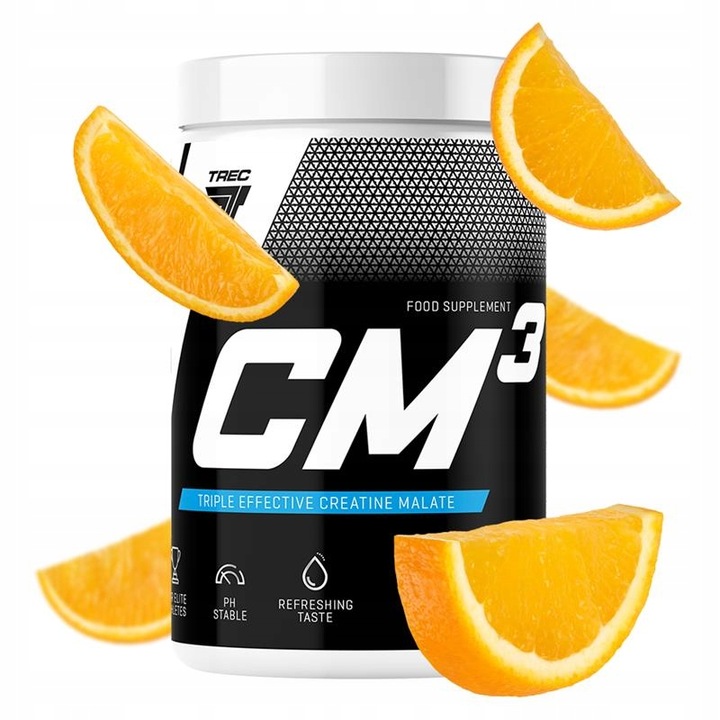 Kreatyna Trec CM3 powder 500g Pomarańcza