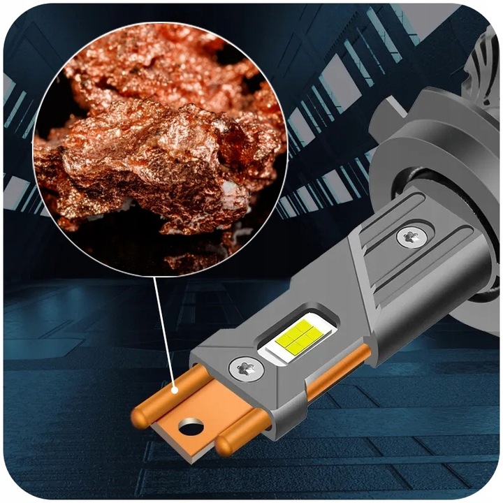 Żarówki Retrofit LED H7 CSP 120W 28000LM MOCNE CANBUS