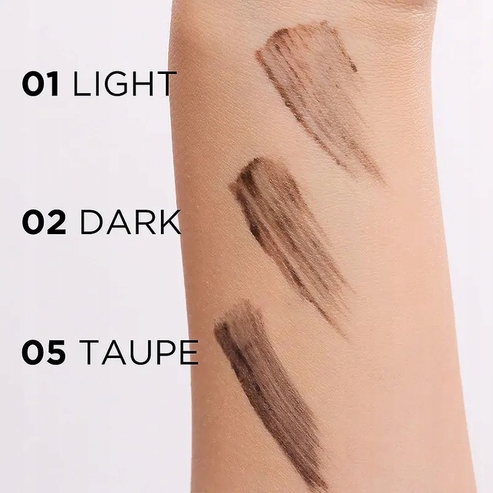 Eveline Mascara Do Brwi 02 Dark Brow And Go! ze Szczoteczką