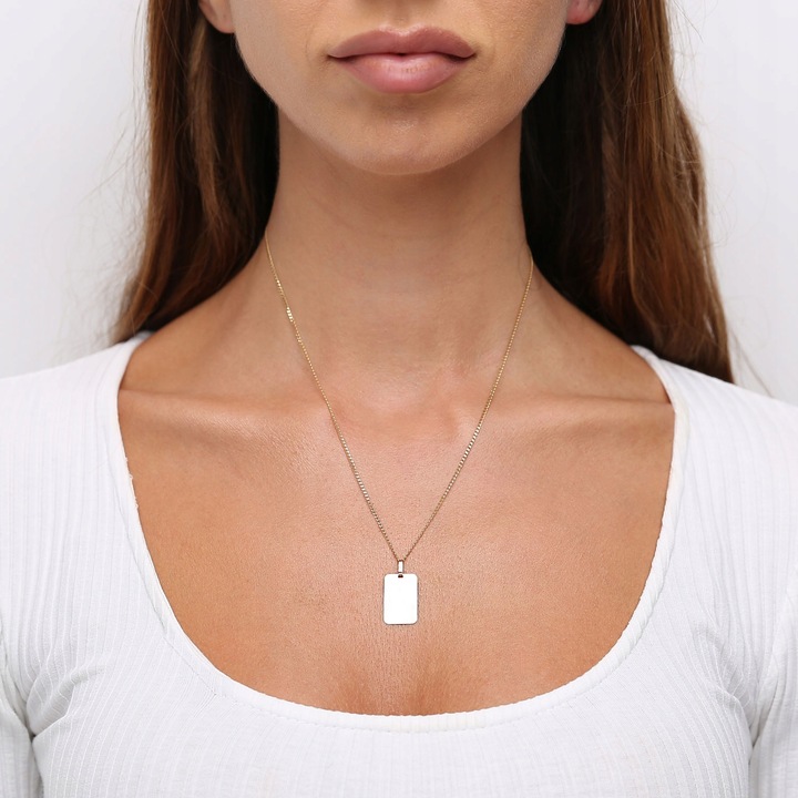 ZŁOTA ZAWIESZKA BLASZKA NIEŚMIERTELNIK 585