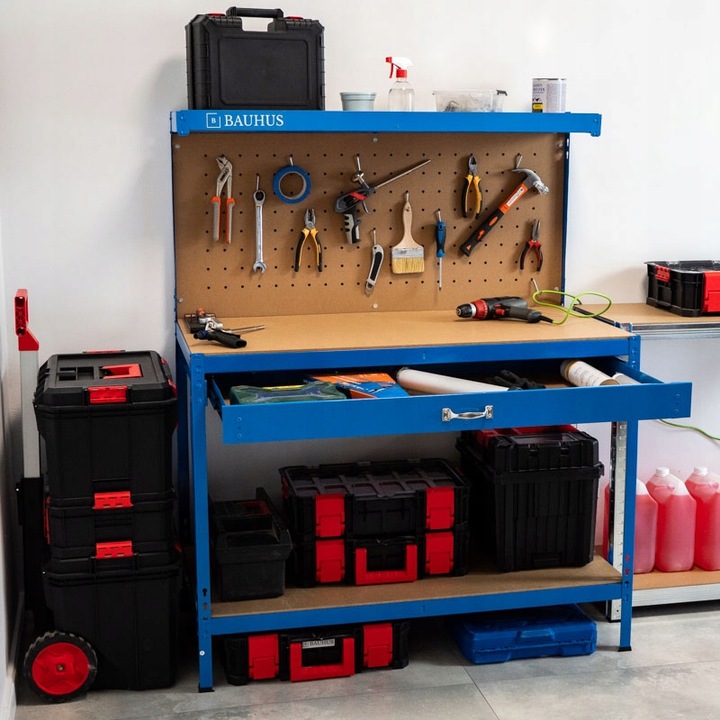 STÓŁ WARSZTATOWY ROBOCZY NARZĘDZIOWY GARAŻ BLAT HAKI