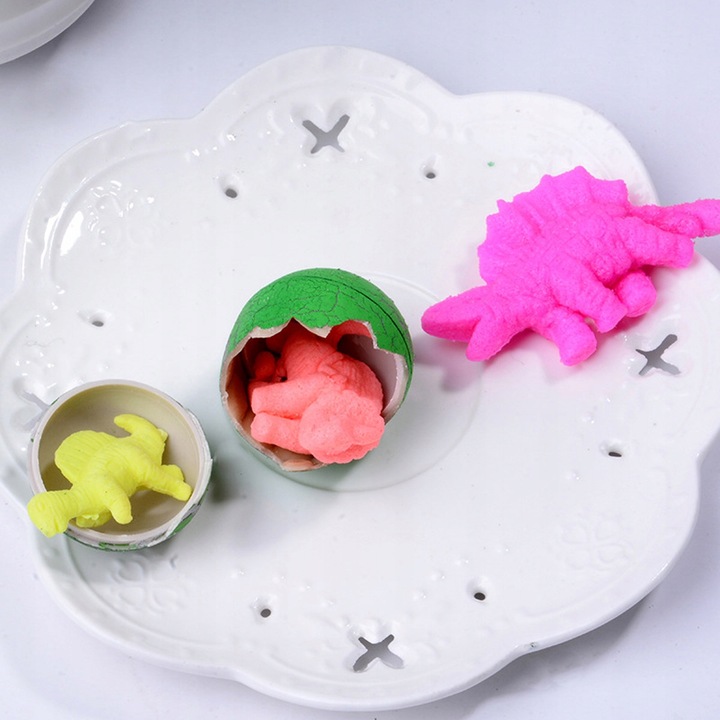 48x MAGICZNE JAJKO WYKLUWAJĄCY SIĘ DINOZAUR NIESPODZIANKA ROSNĄCY W WODZIE