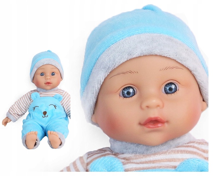 SMILY PLAY Lalka bobas jak żywa interaktywna miękka mówi śpiewa ubranko 32