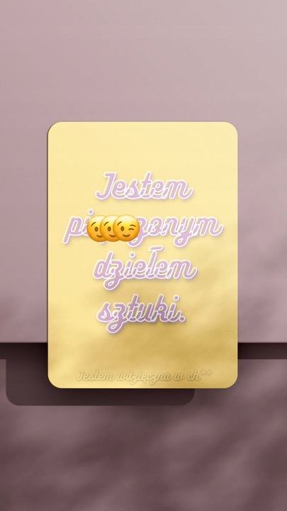 Karty afirmacji z przekleństwami dla dorosłych: Jestem wdzięczna w ch**.