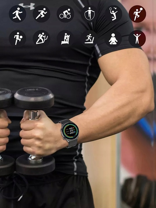 ZEGAREK SMARTWATCH DLA CHŁOPAKA CHŁOPCA ELEGANCKI NOWOCZESNY NA PREZENT