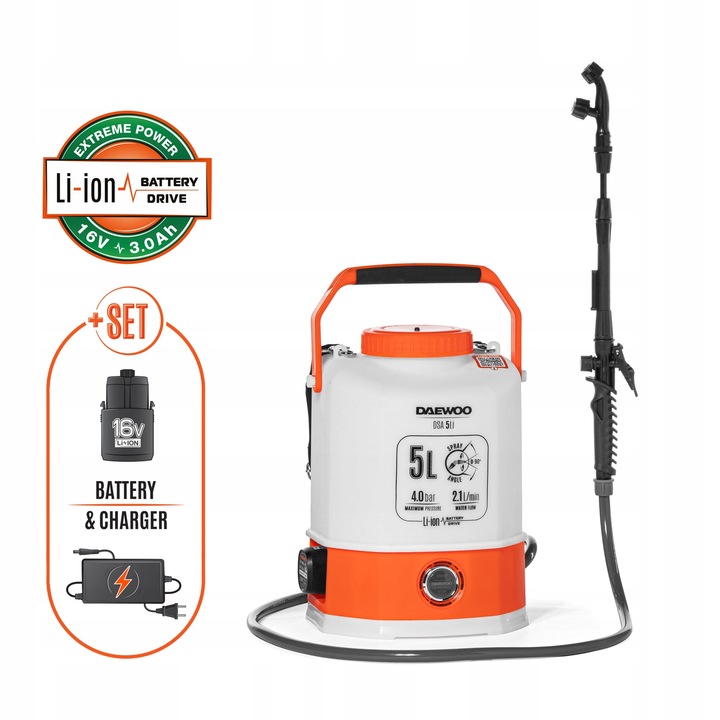 Opryskiwacz akumulatorowy DAEWOO DSA 5Li