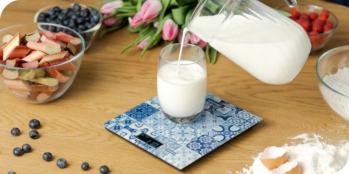 Waga kuchenna elektroniczna ZELMER ZKS1100C 5 kg LCD szkło wzór