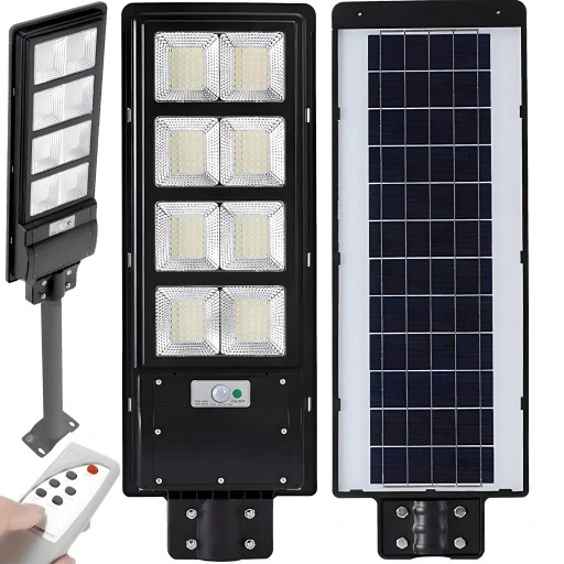 LAMPA SOLARNA ULICZNA LED Z CZUJNIKIEM RUCHU 360W