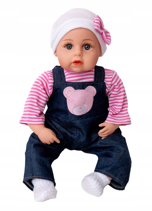 Lalka bobas interaktywna mówi śpiewa PL ZESTAW SMOCZEK + PAMPERSY + BUTELKI