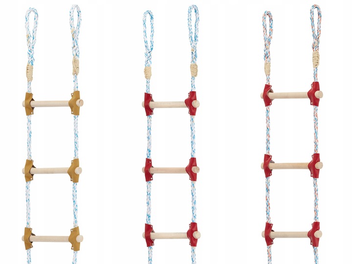 Drabina sznurowa linowa na dach ATESTOWANA 8m dekarska pleciona