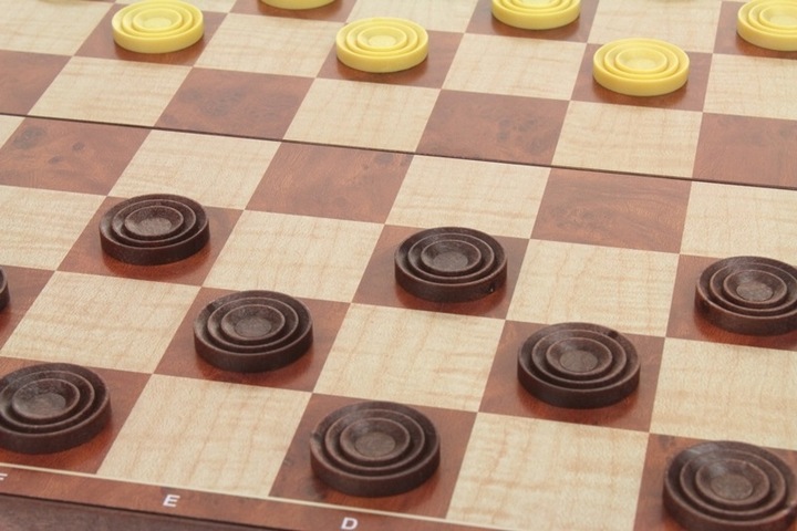 Szachy Warcaby Magnetyczne Klasyczne Duże na Magnes Gra 2w1 31x31 cm