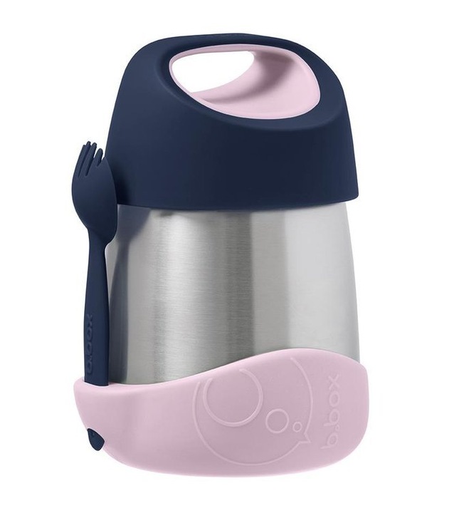 B.BOX Termos na jedzenie 335ml Lunch Obiadek Duży Indigo Rose 0.34L
