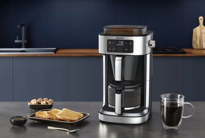 Ekspres przelewowy KRUPS KM760D10 srebrny 1,25 l 1000 W