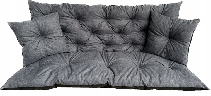 Poduszki ogrodowe na huśtawkę 150x60x50 +2 Poduszki 40x40 wodoodporne