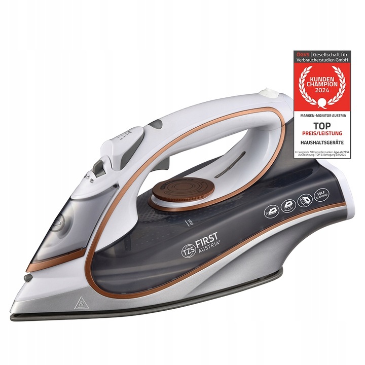 nowa era prasowania ŻELAZKO First Austria 3200W