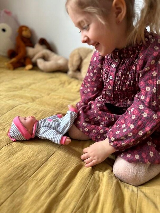 Lalka Bobas Miękka Niemowlę Mówi Śpiewa Interaktywna Niemowlak Mówiąca