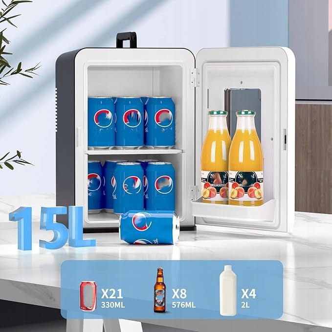 MINI LODÓWKA DO DOMI I SAMOCHODU CUMEOD 15 LITRÓW CIEPŁO ZIMNO