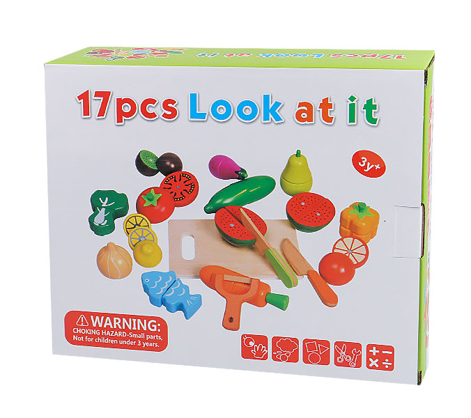 KLOCKI MAGNETYCZNE DREWNIANE OWOCE WARZYWA KLOCKI DUŻY ZESTAW MONTESSORI