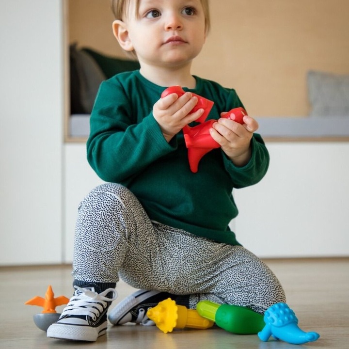 Pierwsze Klocki magnetyczne Smart Max IUVI Games - Dinozaury 14 elementów