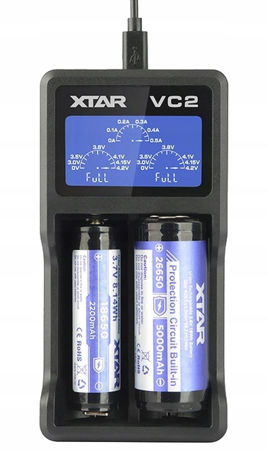 ŁADOWARKA BATERII LCD LI-ION 26650 18650 14500