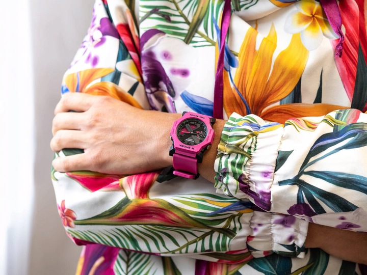 ZEGAREK CASIO G-SHOCK GA-2300-4AER RÓŻOWY NA PASKU WODOSZCZELNY 200M