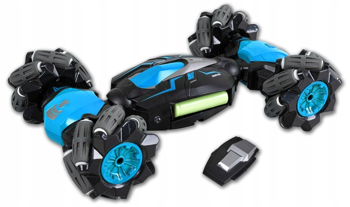 SAMOCHÓD ZDALNIE STEROWANY RC RĘKĄ GESTAMI PILOT AUTO PODŚWIETLENIE LED 4x4