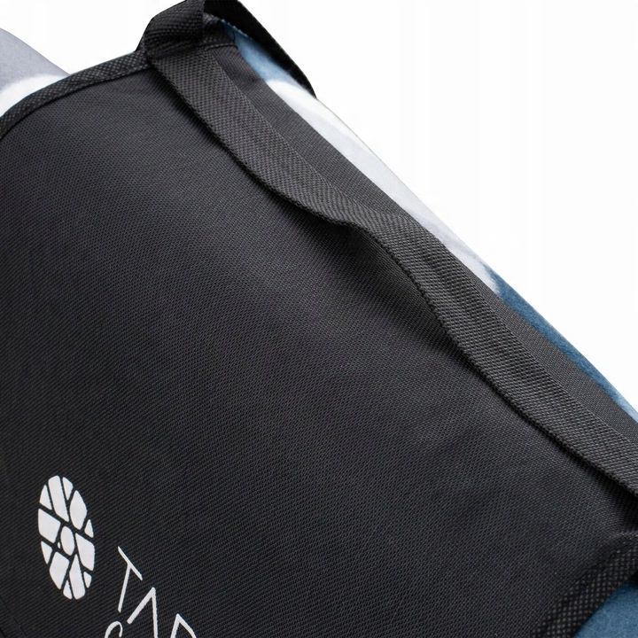 MATA KOC PIKNIKOWY Z TERMO IZOLACJA 200X200CM SZARO GRANATOWY