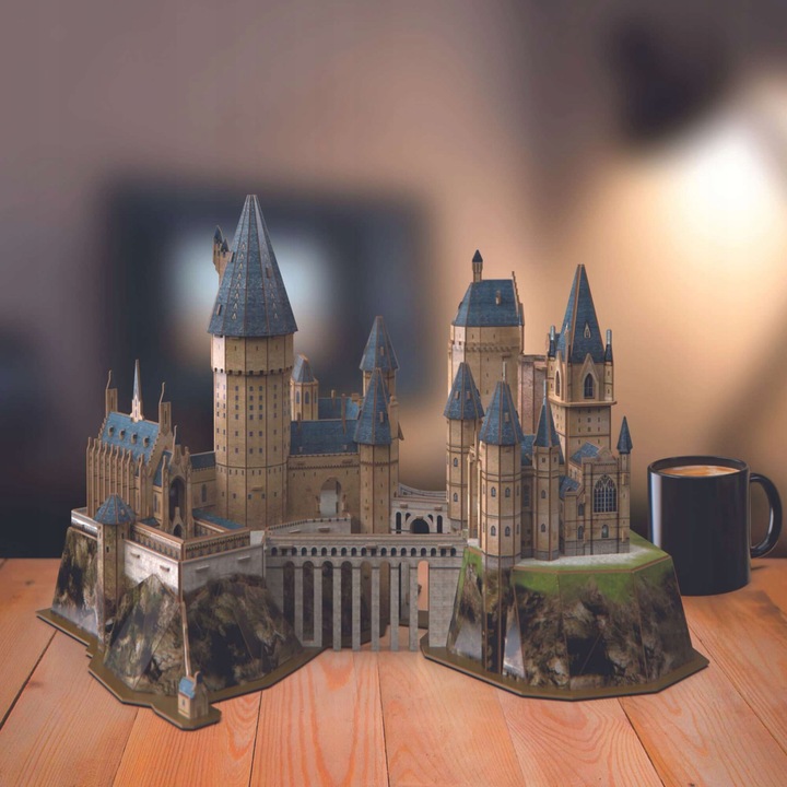 HARRY POTTER HOGWART PUZZLE MODEL 3D ZAMEK HOGWARTS 4D BUILD WIELKI 48 CM