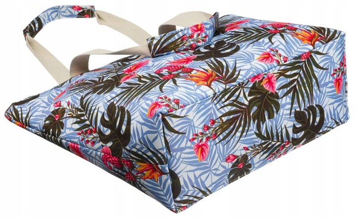 Torba Plażowa Duża Zapinana Na Zamek Torebka Shopper z Podszewką Piknik XXL