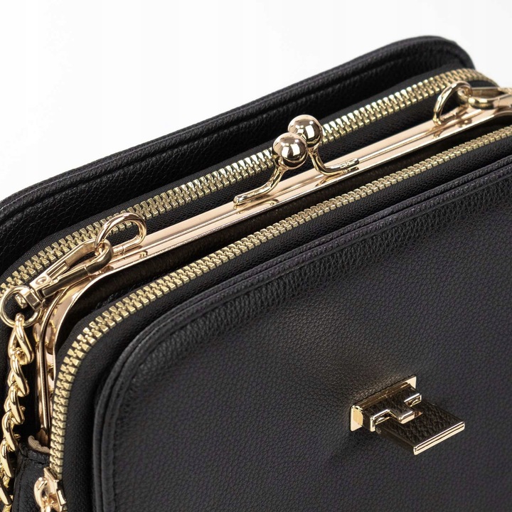 Alessio TOREBKA Damska KUFEREK Pojemna PORTFEL KOPERTÓWKA 2W1