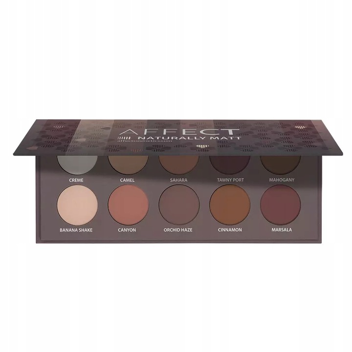 Affect Paleta prasowanych cieni Naturally Matt