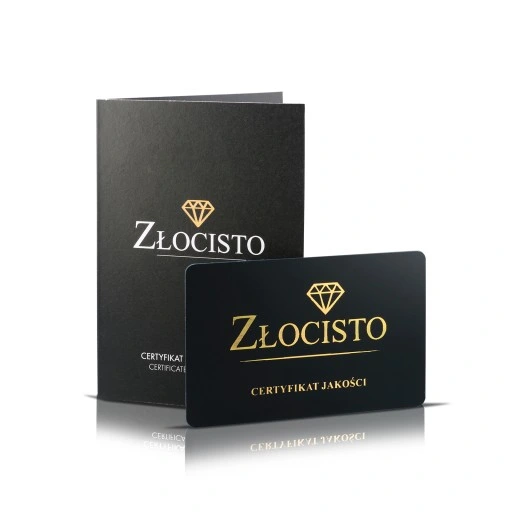 ZŁOTE KOLCZYKI SERCA SERDUSZKA DIAMENTOWANE 585 NA PREZENT