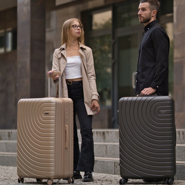 Walizka duża podróżna XL bagaż 28" ABS twarda na kółkach lekka GRATIS