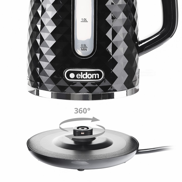 CZAJNIK ELEKTRYCZNY BEZPRZEWODOWY C280C 1,7L ELDOM