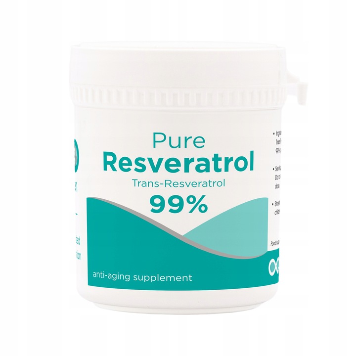 Resweratrol 99%+ proszek - 20g - (Trans-Resveratrol) - badany w PL