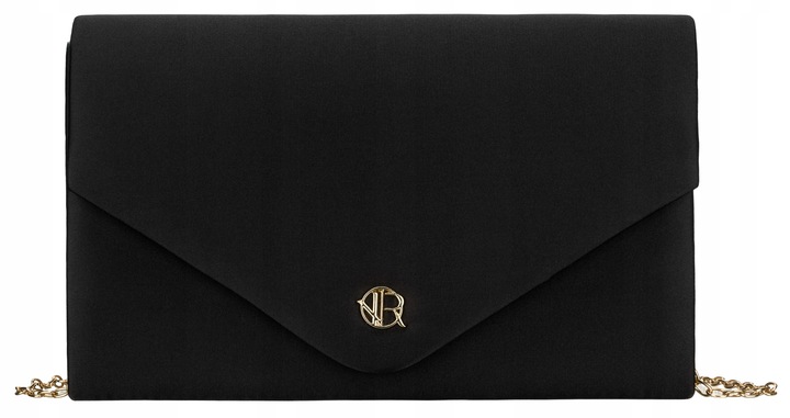 Elegancka torebka damska kopertówka Rovicky brokatowa wizytowa z kieszonką