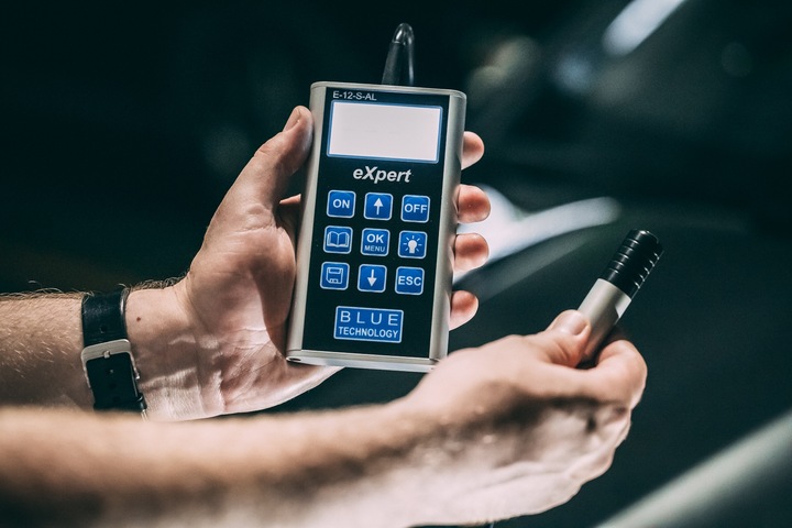 Miernik grubości lakieru Czujnik Tester E-12-S-AL Stal Aluminium Ocynk PRO