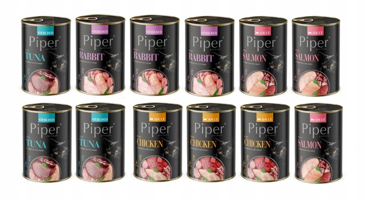 Dolina Noteci Piper Kot mix smaków 12x 400g