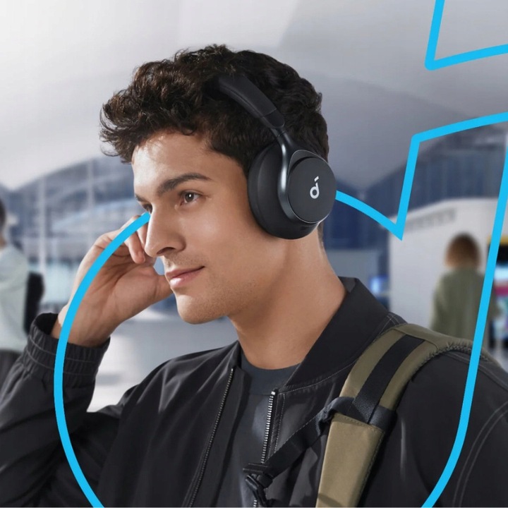 Słuchawki bezprzewodowe Soundcore Space One Czarne ANC LDAC Hi-Res