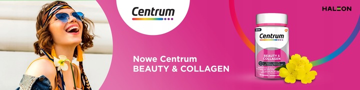 Multiwitamina Centrum Beauty & Collagen z olejkiem z wiesiołka 30 tabletek