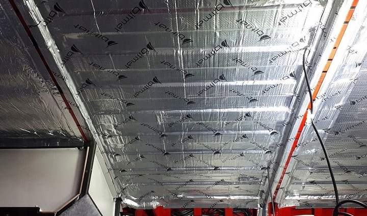 MATA WYGŁUSZAJĄCA BUTYLOWA BITUMICZNA 100x50 cm z klejem redukcja wibracji