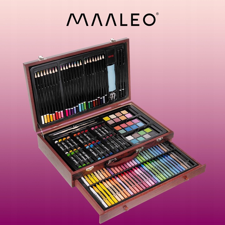 Zestaw do Malowania Artystyczny dla Dzieci Walizka Malarski Plastyczny Duży